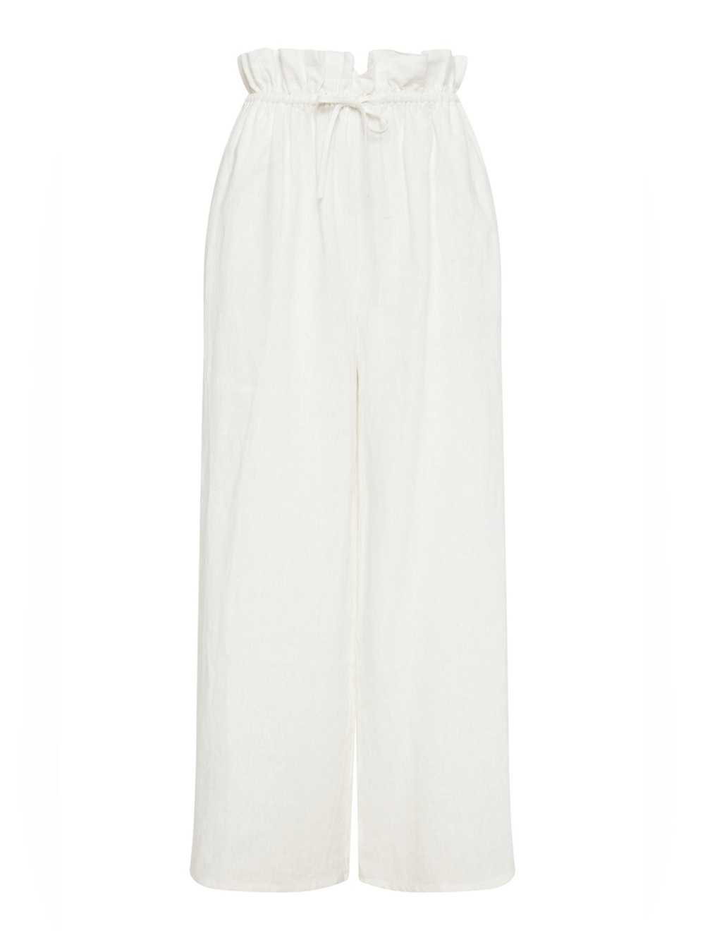 Posse Rosa Drawstring Linen Wide-Leg Pants - Picture 4 of 12